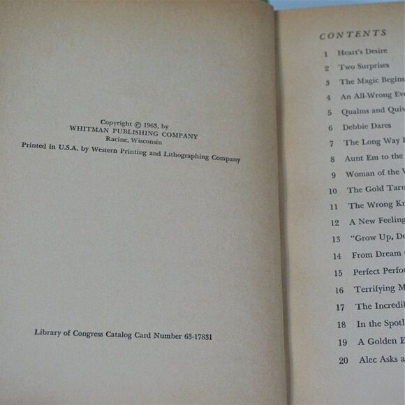 When Debbie Dared By Kathleen Robinson 1963 Vintage Hardcover Whitman Publisher - Picture 4 of 7